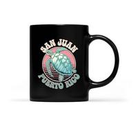 Taza Cerámica San Juan Puerto Rico Turtles Marina Boricua Recuerdo Retro Divertido Taza De Café Minimalista Tazas De Desayuno Para Recuerdos Leche Espresso