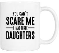 Taza Cerámica Tu Ne Peux Pas Me Faire Peur, J'Ai Trois Filles. Resistente Taza De Cerámica Minimalista Mug Para Leche Recuerdos Decorar