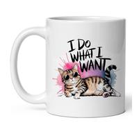 Taza Cerámica Yo Hago Lo Que Quiero Elegancia Taza De Café Personalizada Mug Coffee Para Espresso Amiga Té