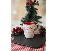 Taza Christmas Joy Taza de cerámica Año Nuevo 9 cm
