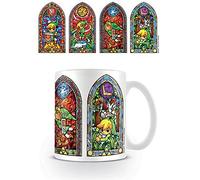 Taza - Compatible con The Legend of Zelda - Mug Majoras Mask (Taza De The Legend of Zelda - Modelo Stained Glass)