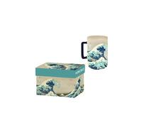 Taza con caja de regalo Katsushika Hokusai (Gran Ola Kanagawa)