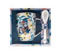 Taza con cuchara enesco buhos