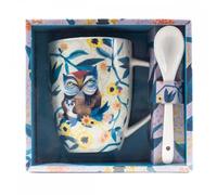 Taza con cuchara enesco buhos