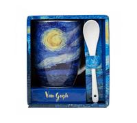 Taza con cuchara enesco noche estrellada