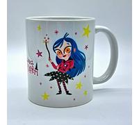 Taza con dibujo de Anna Kadabra ideal para regalo. Taza Desayuno.