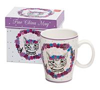 Taza con diseño de gato dibujado a la naturaleza