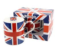 Taza con diseño de la bandera británica de China en caja de regalo, recuerdo de Londres