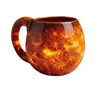 Taza con diseño de planetas | Taza de resina novedosa, réplica de minerales de resina, taza decorativa para beber idea de regalo para adultos y niños coleccionistas