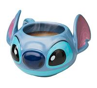 Taza con forma de Stitch - Producto oficial Disney, taza de café de cerámica pintada a mano Lilo & Stitch 450ml (15 oz)