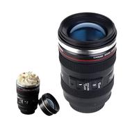 Taza Con Lente De Máquina De 1 Pieza, Taza De Agua Creativa De Acero Inoxidable, Taza De Café Para Hombres, Taza De Té Personalizada Y Práctica, Regalo Para Entusiastas De La Fotografía