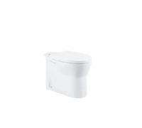 Taza con salida dual compatible con cisterna baja y salida de desagüe Rimflush Easy de Unisan - Tapa thermoplast / Inferior
