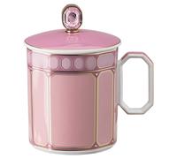 Taza con tapa Signum, Porcelana, Rosa OS