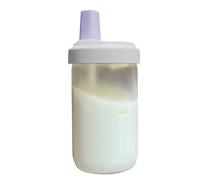 Taza con tapa y paja,Taza de paja para té de leche, taza de paja 500 ml taza de té de leche transparente, vaso de bebida portátil, vaso de té, vasos de agua para el hogar, voy