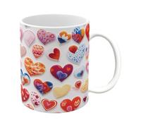 Taza con temática de amor, vaso de cerámica esmaltada, taza gráfica de, recipiente para bebidas calientes, uso diario de cocina, vasos fáciles de limpiar, material resistente al calor, regalo