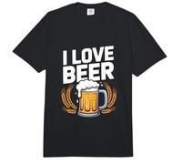 Taza con Texto en inglés I Love Beer Brew Comfort Colors Adult Heavyweight T-Shirt
