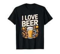 Taza con texto en inglés "I Love Beer Hops" Camiseta