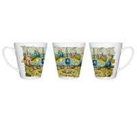 TAZA CÓNICA CUADRO JARDIN DE LAS DELICIAS EL BOSCO conica personalizada