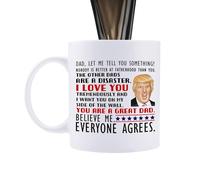 Taza - Copa Třump | Tàza De Café Trūmp, 350 Ml (1) Taża Dè Agua Clásica Para Bebidas Frías Y Calientes, Tazas D́e Té Dë Porcelana Duraderas Con Acabado Ďe Esmalte Suave | Ideal Pàra Uso Doméstic
