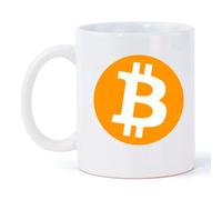 Taza Criptomonedas Bitcoin | Regalo Original | Taza cerámica 11oz (Blanco)