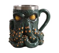 Taza Cthulhu Octopus 160ml - Taza 3D hecha a mano con tentáculos | Contenedor para bebidas calientes y frías | Regalo para los fanáticos de los piratas, Bar, Restaurante, Cocina casera