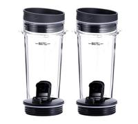 Taza De 16 Oz Con Cuatro Tapas, Accesorios De Repuesto For Licuadora, Compatible Con Ninja, BL660 BL770 BL740/QB3000/BL810 Licuadora Portátil Exprimidor