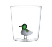 Taza de 3D creativa, 370 ml, taza de vidrio de borosilicato de animales 3D, vaso de vidrio con doble fondo para taza de , zumo, café