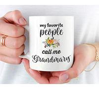 Taza de abuela, regalo para abuela, regalo del día de la madre, taza de café de abuela, regalo de abuela, regalo de abuela, mi gente favorita me llama abuela