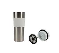 Taza de acero inoxidable bergner coffe & tea lovers 460 ml