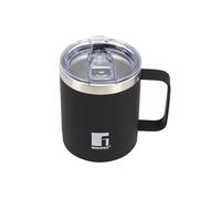 Taza de acero inoxidable bergner coffe & tea lovers negro 350 ml