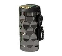 Taza de acero inoxidable con revestimiento cerámico Taza de agua de alto valor engrosada Taza de diamante portátil Taza de café para coche Negro