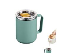 Taza De Acero Inoxidable - Taza De Café Térmica, Vaso De Bebida De Metal | Conjunto De Estructura Del De Solución Para Beber De Contención De Bebidas Reutilizable Aislada Con Asa De Tapa Viaje