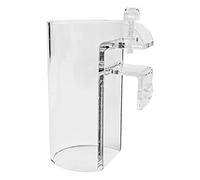 Taza de alimentación de peces, alimentador de gusanos rojos de acrílico para plantas de pecera de camarones, comedero de bandeja para reptiles de peces de acuario