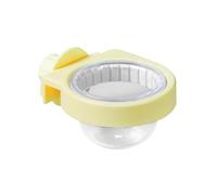 Taza de alimentación desmontable para loros, cuenco de comida para pájaros, diseño antivuelco para jaulas de animales pequeños, accesorios de montaje seguro para periquitos