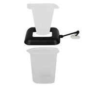 Taza de Alimentación para Tanque de Peces | Contenedor Flotante con de Succión - Alimentador para Acuarios Y Peceras - para Dispensar Cebo en Acuarios de Agua Dulce y Salada