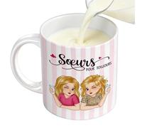 Taza de amigos | 330 ml de tazas de desayuno, tazas de té de cerámica | para cocina, dormitorio, mañana, hogar, sala de descanso, té de la tarde, lugar de trabajo, brunch, cafetería