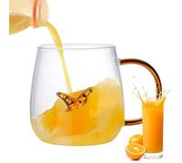 Taza De Animales De Dibujos Animados - Taza De Vidrio 3D, Diseño De Recipiente Para Beber | Vaso Transparente Para Bebidas Con Bonito Motivo Animal En El Interior, Creativa Jarra De Café De Cri