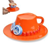 Taza de anime Violetfox, taza de café de cerámica de Ace Anime, tazas de dibujos animados creativas, taza de té y leche, regalo para Navidad, cumpleaños, aniversario