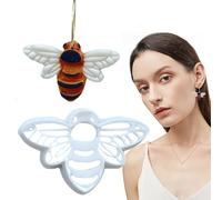 Taza de arcilla de , cortador de arcilla formas joyas, sello de diseño de abejas tridimensionales, presione el , de arcilla, herramientas de artesanía de arte para fabri