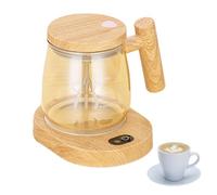 Taza de autopelícula | Taza de mezcla eléctrica de alta velocidad con tapa | Taza autoamigable con base, taza de café recargable para proteína en polvo, café, viaje a casa