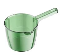 Taza de baño con mango, taza de baño turdy, taza de baño eficiente, taza de baño larga, taza de baño, taza de baño Sturdy Bath Pitcher Water Dipper with Long Handle for Kids, Bathroom, and Kitchen Use
