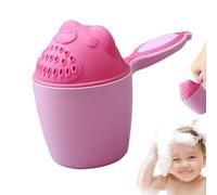 Taza de baño para enjuagar el cabello, taza de agua de ducha para niños y adultos, mango ergonómico con control de boquilla para champú, lavado de baño, herramienta de cuidado del cabello, 4.1 x 3.94