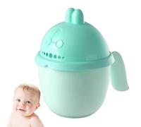 Taza de baño para enjuagar el cabello, taza para lavar el enjuague del champú | Con 7 agujeros en U para agua, práctica taza de agua para lavar el cabello para niños, niños y niñas