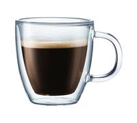 Taza de caf Bodum Bistro de 10 onzas (paquete de 2) transparente
