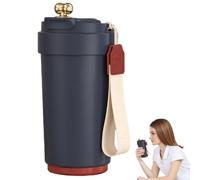 Taza de café aislada | Tazas de café de acero inoxidable con aislamiento de viaje, taza de viaje, botella aislante a prueba de derrames para entrenamiento, coche, uso doméstico