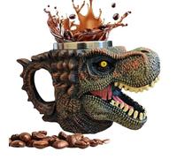 Taza De Café Aislante | Taza Térmica Temática Dinosaurio | Vajilla Bebidas Todas Estaciones, Objeto Coleccionable para Chocolate Agua Té Cerveza Fría Caliente Hotel Camping Hogar Residencia