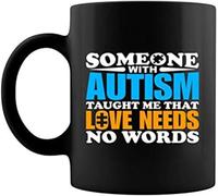 Taza De Café Amar A Alguien Con Autismo Familia Colorido Taza Desayuno Resistente Mug Coffee Para Familiare Leche Espresso