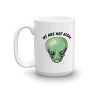 Taza De Café Antiguos Extraterrestres No Estamos Solos Vintage Taza Café Divertido Mug Para Oficina Familiare Decorar