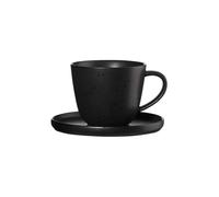 Taza De Café ASA Coppa Kuro Con Plato 0,25 L