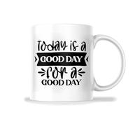 Taza De Café Aujourd'Hui Est Une Bonne Journée Pour Une Bonne Journée Personalizada Taza De Café De Cerámica Con Asa Taza De Porcelana Para Familiare Leche Espresso